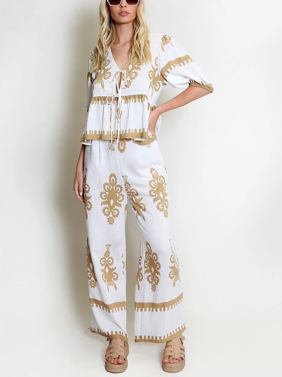 Dress Pant Flat Front - Women'S Strap Pants 2-Piece Casual Dress