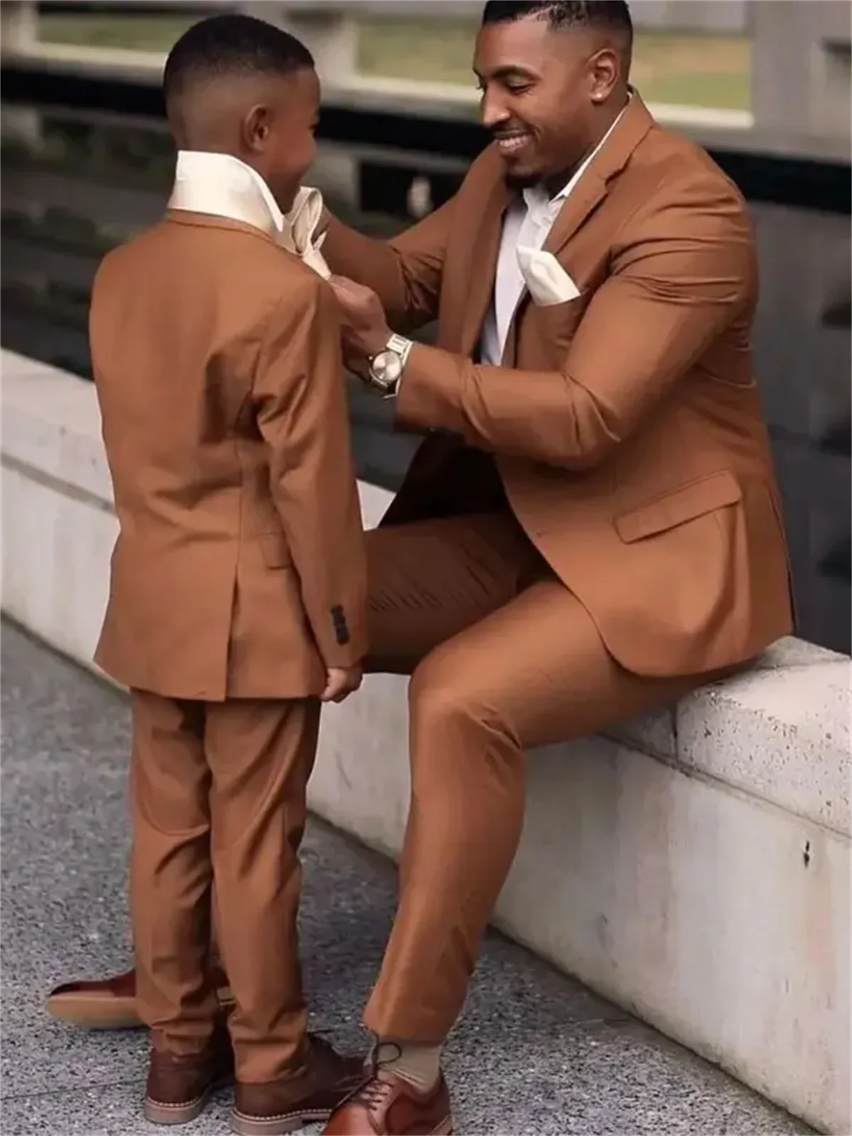Formal Wear For Men In Wedding - 2 Pieces Dark Brown Men Suits