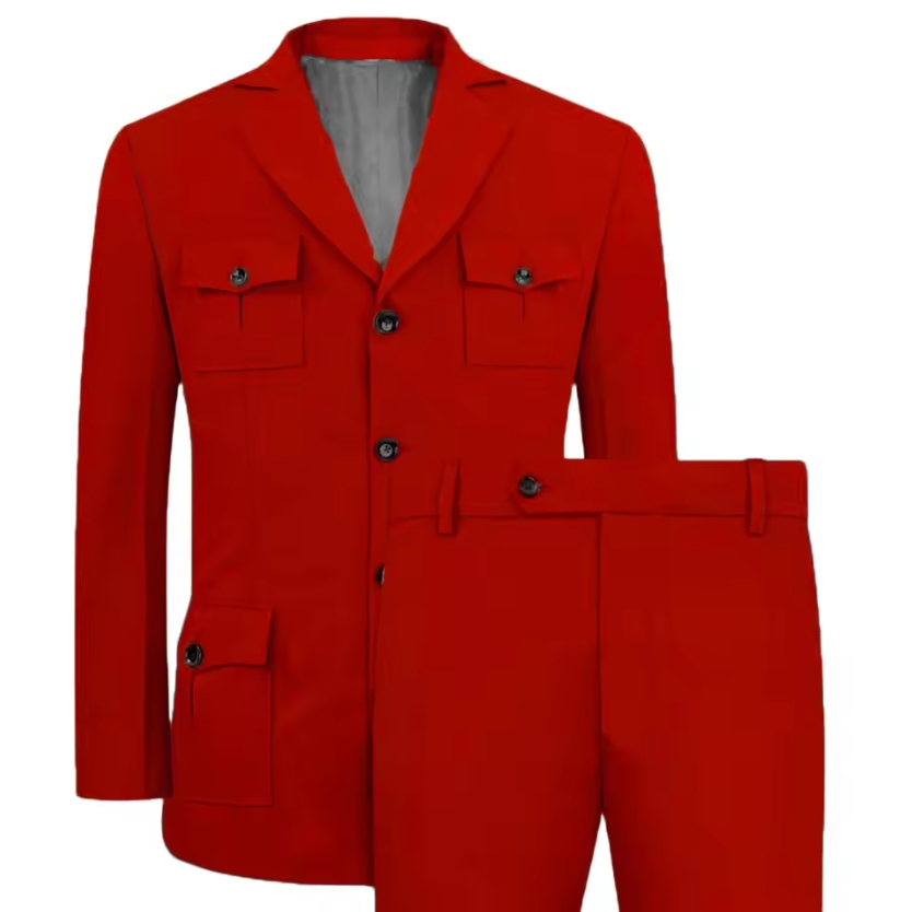 Men's Suits Jakcet Casual Khak - مراجعة Khaki Formal Wear Men وسعره