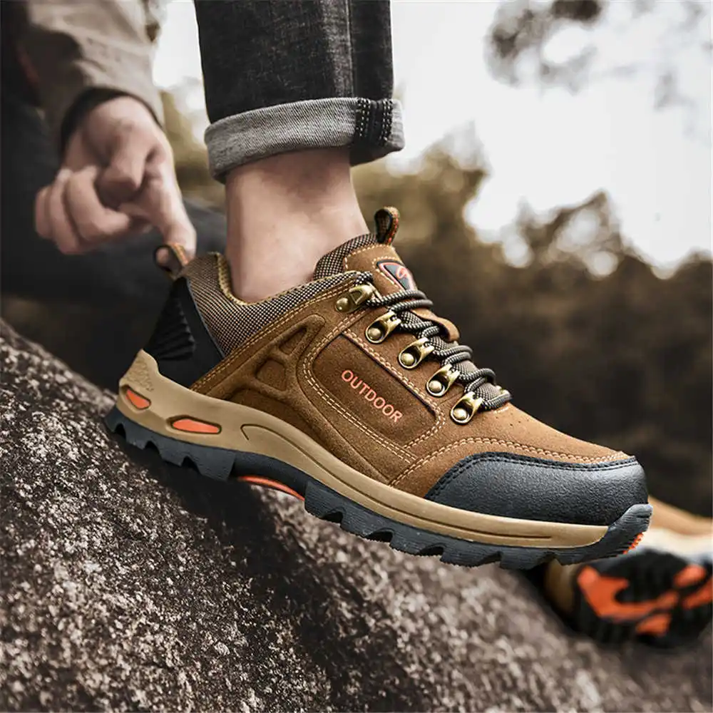Non-slip Lace Up Hiking Tennis - مراجعة Formal Wear For Men Yellow وسعره