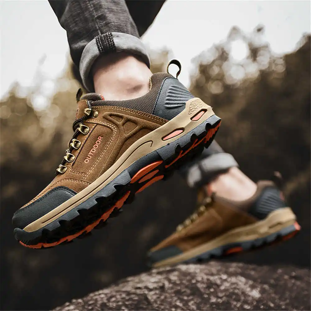 Non-slip Lace Up Hiking Tennis - مراجعة Formal Wear For Men Yellow وسعره