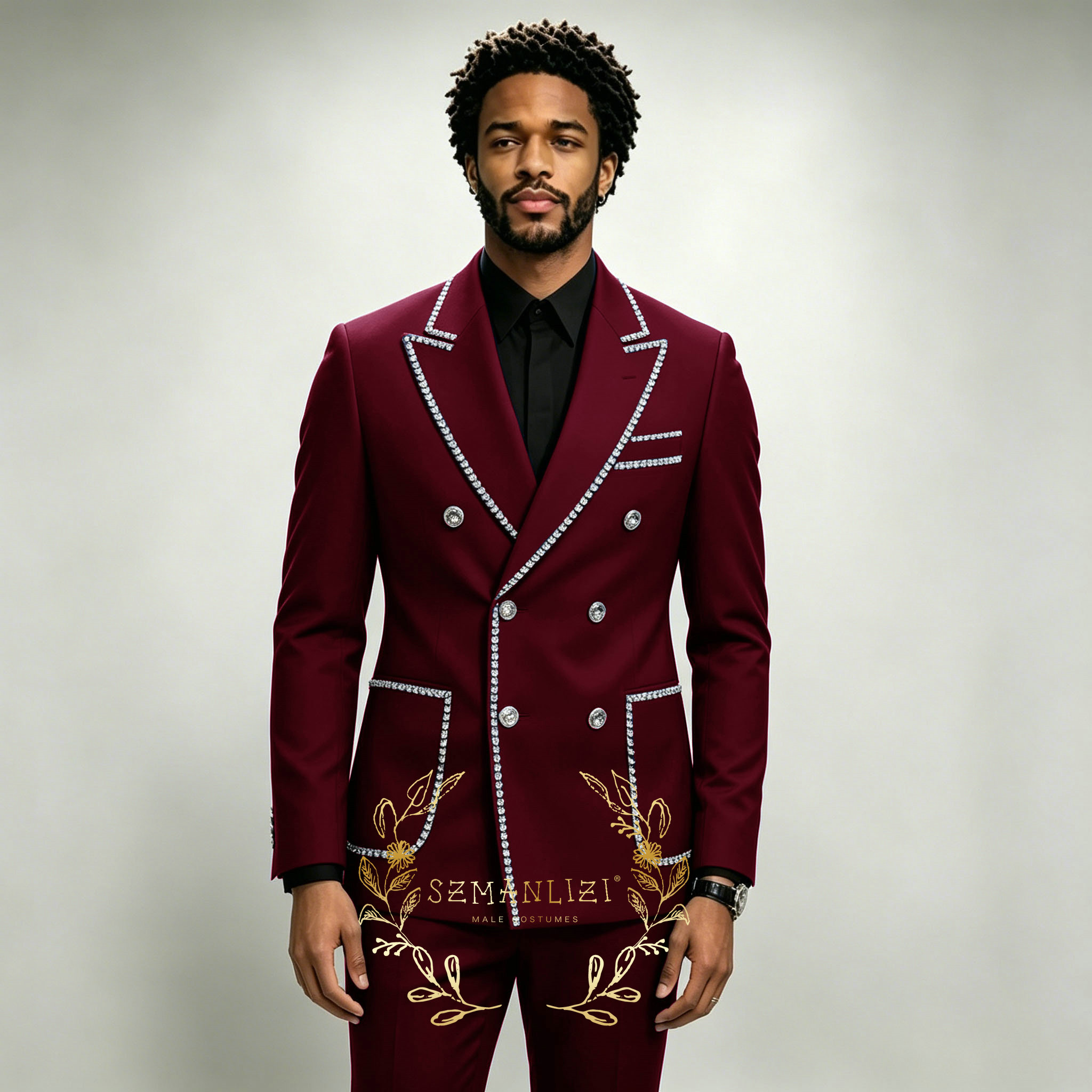Luxury Men's Suits 2 Pieces Ro - مراجعة Formal Wear For Men In Wedding وسعره