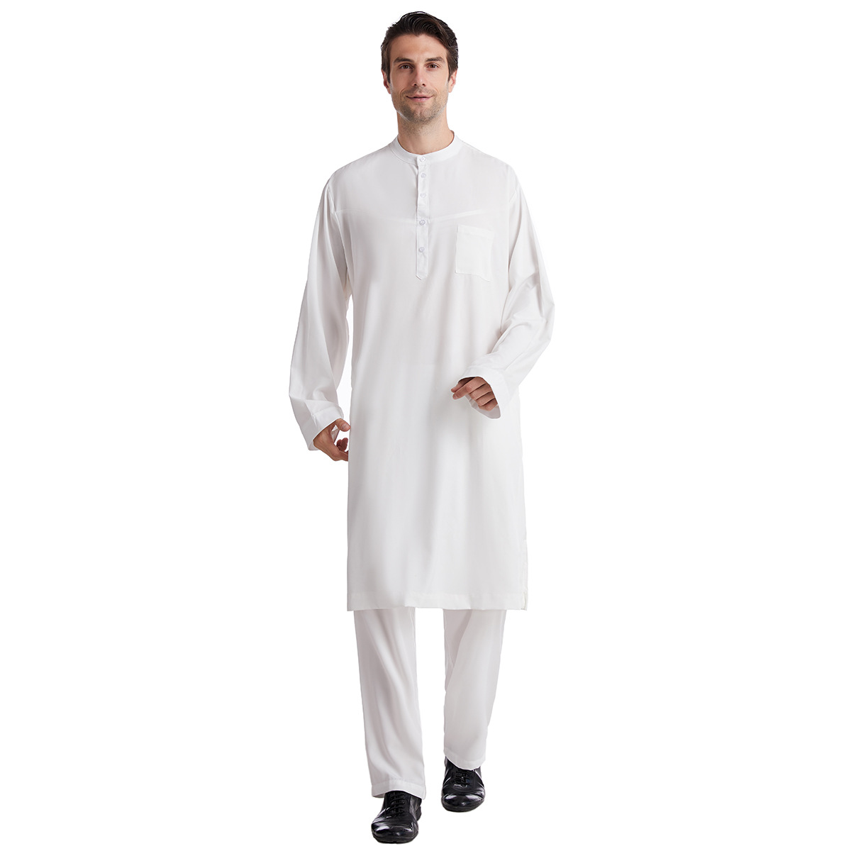 Muslim Men Jubba Thobe 2 Pice  - مراجعة Arabic Formal Wear Men وسعره