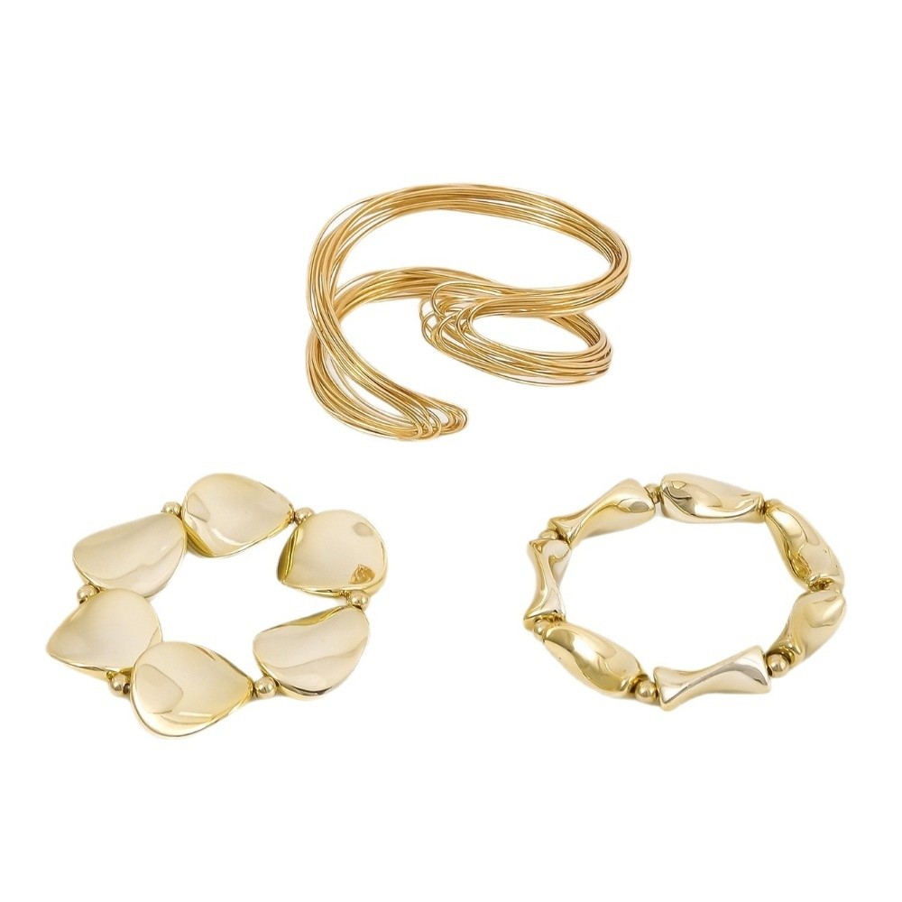 New Irregular Open Cuff Bracel - مراجعة Cufflinks Silver Set وسعره