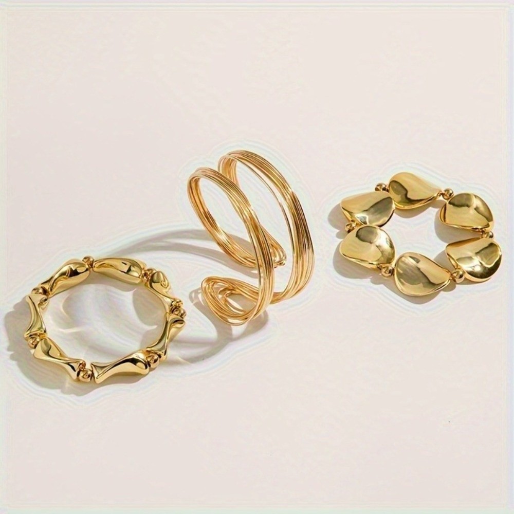 New Irregular Open Cuff Bracel - مراجعة Cufflinks Silver Set وسعره