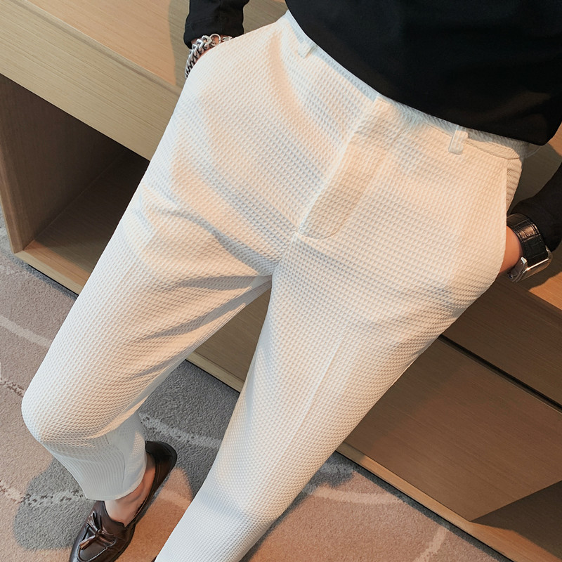 2024 Autumn New Waffle Stretch - مراجعة Men'S Formal Wear For A Wedding وسعره
