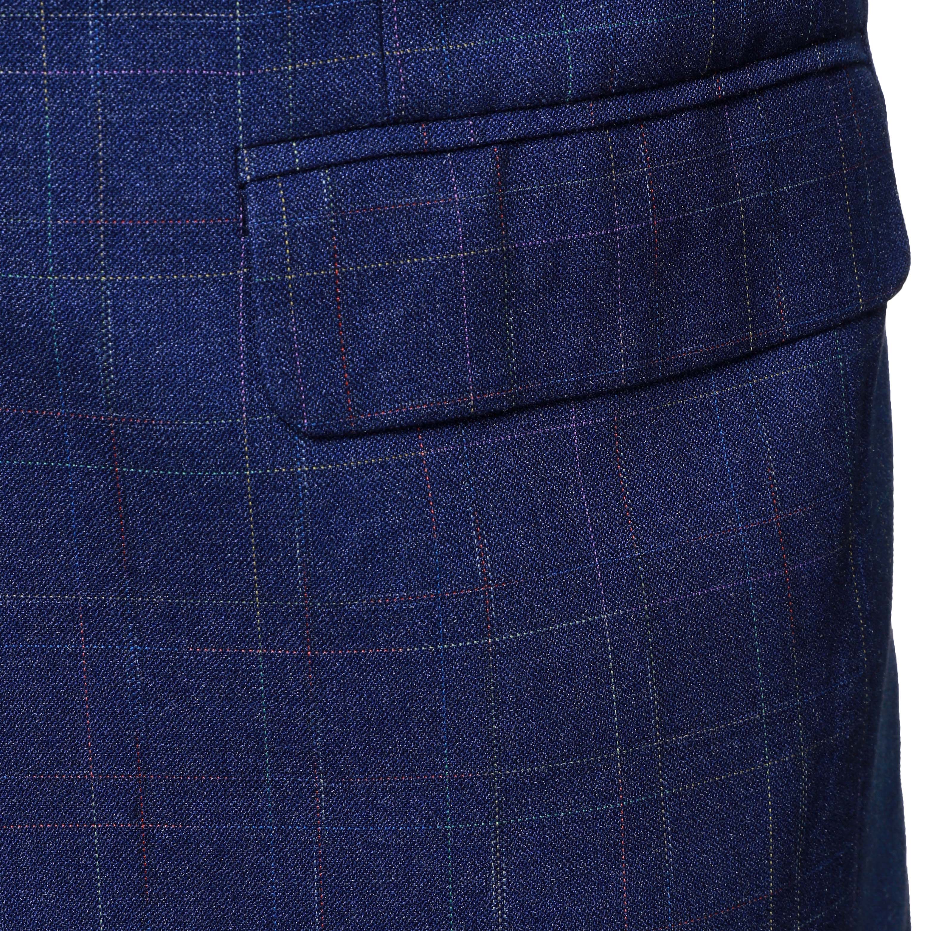 New Spring Men Blue Plaid Blaz - مراجعة Men Formal Wear With Coat وسعره
