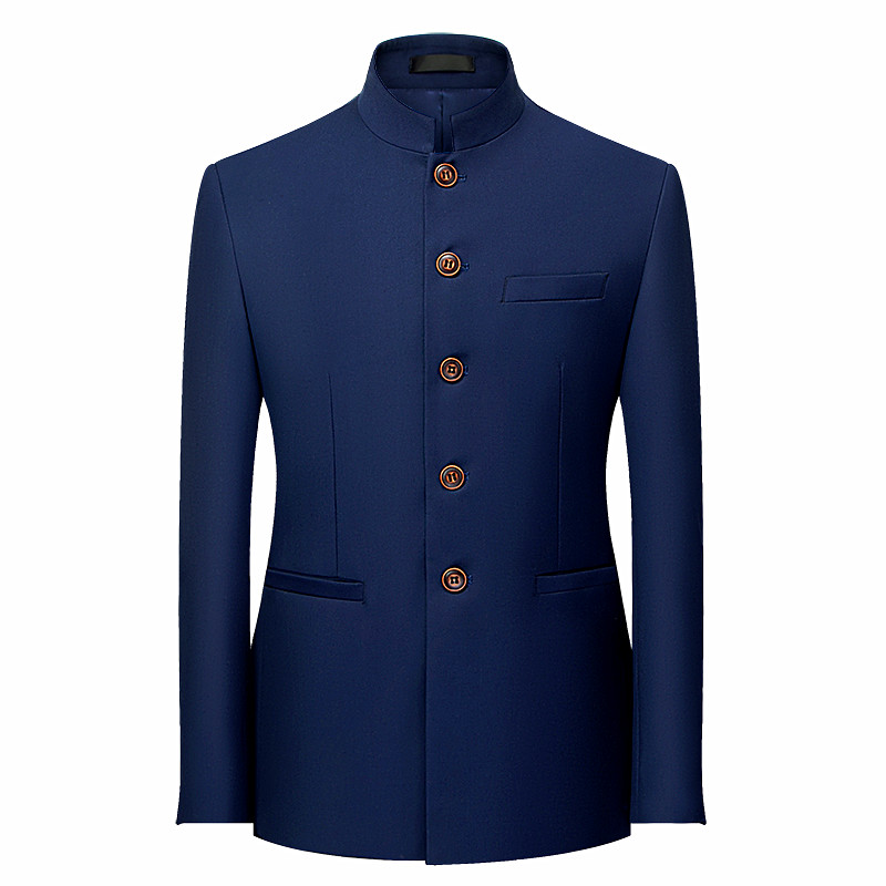 2026 Men's Chinese Style Long  - مراجعة Formal Wear For Men Yellow وسعره
