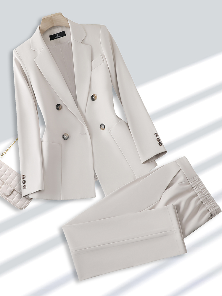 Fashion Ladies Pant Suit Forma - مراجعة Khaki Formal Wear Men وسعره