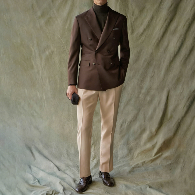Elegant Suits For Men Wedding  - مراجعة Khaki Formal Wear Men وسعره