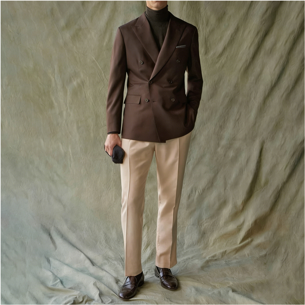 Elegant Suits For Men Wedding  - مراجعة Khaki Formal Wear Men وسعره