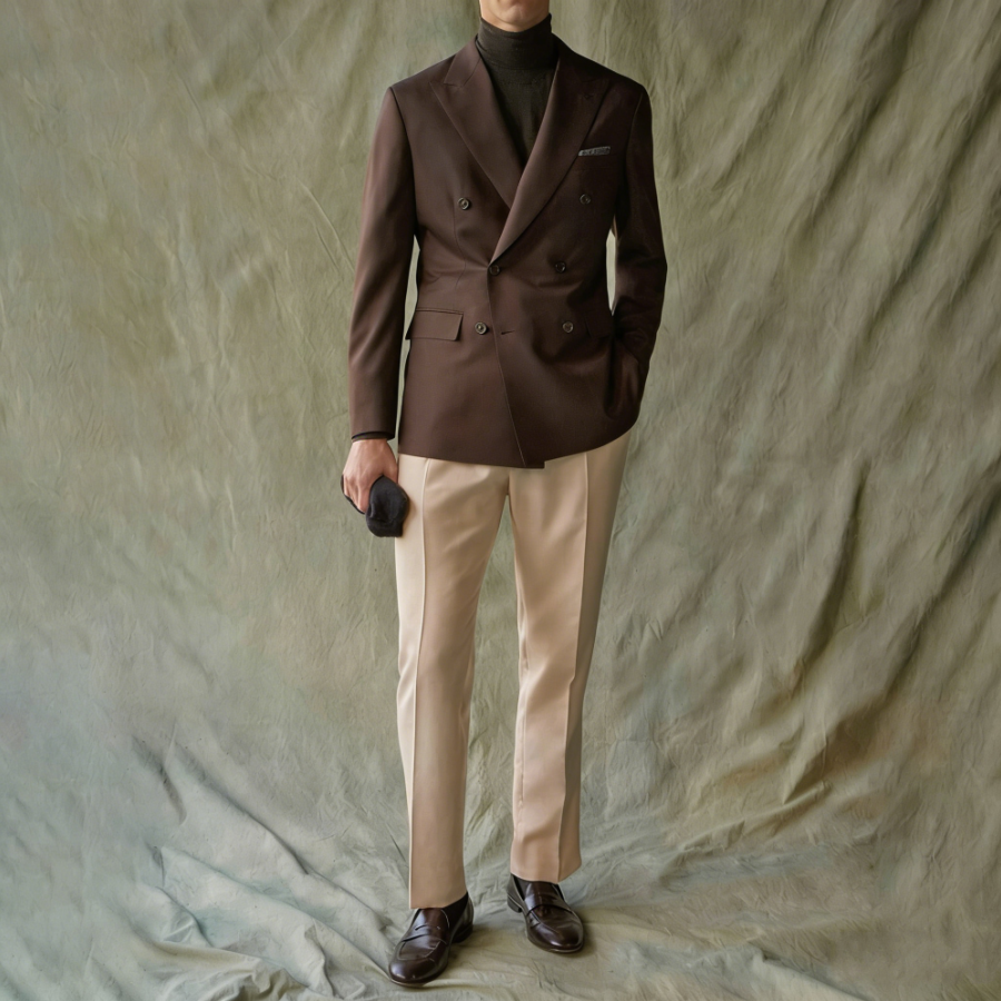 Elegant Suits For Men Wedding  - مراجعة Khaki Formal Wear Men وسعره