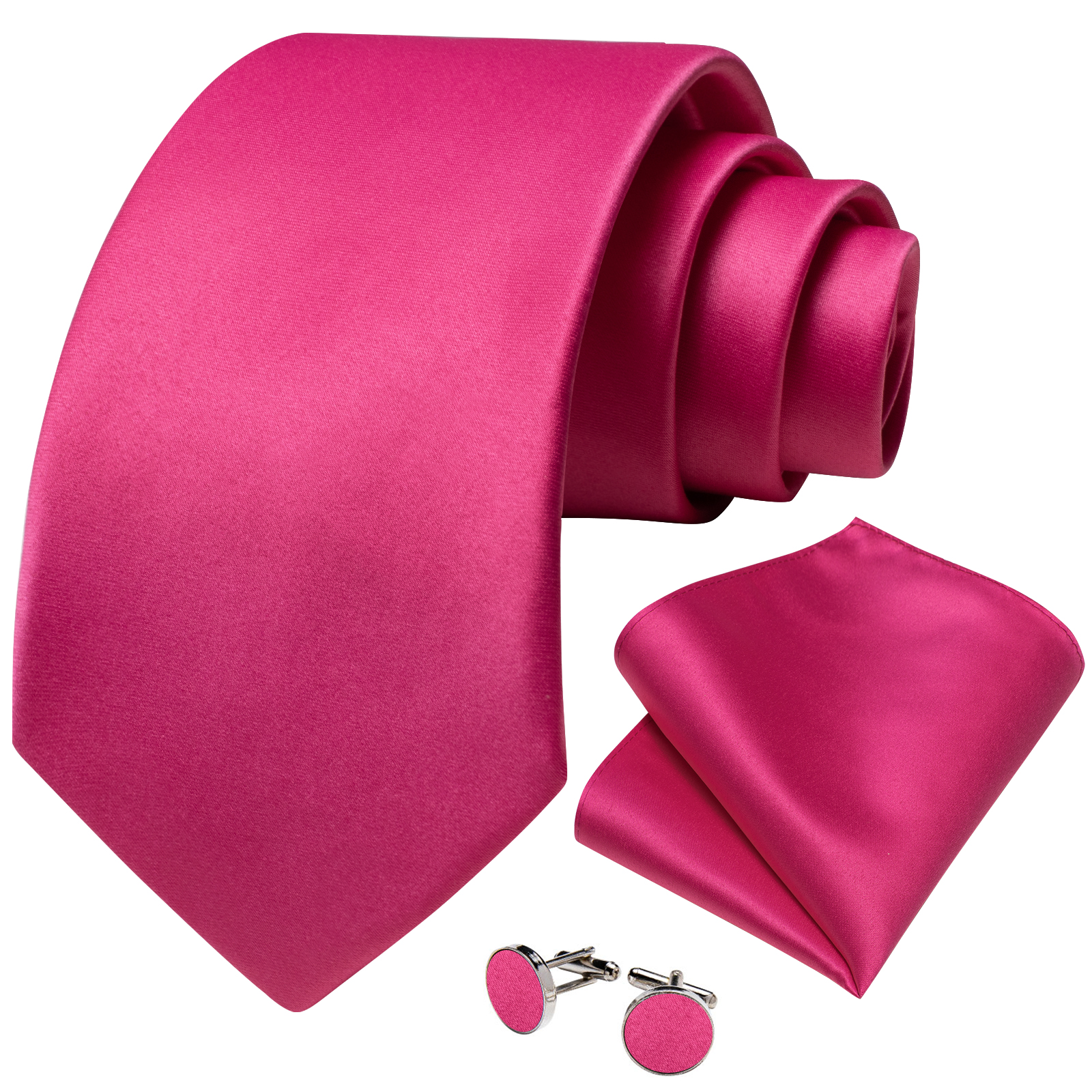 Silver Men's Ties Gray Blue Pa - مراجعة Cufflinks Silver Set وسعره