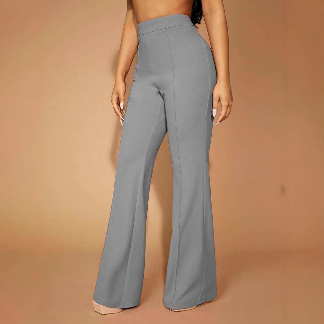 Summer Women's Pants High Wais - مراجعة Dress Pant Flat Front وسعره