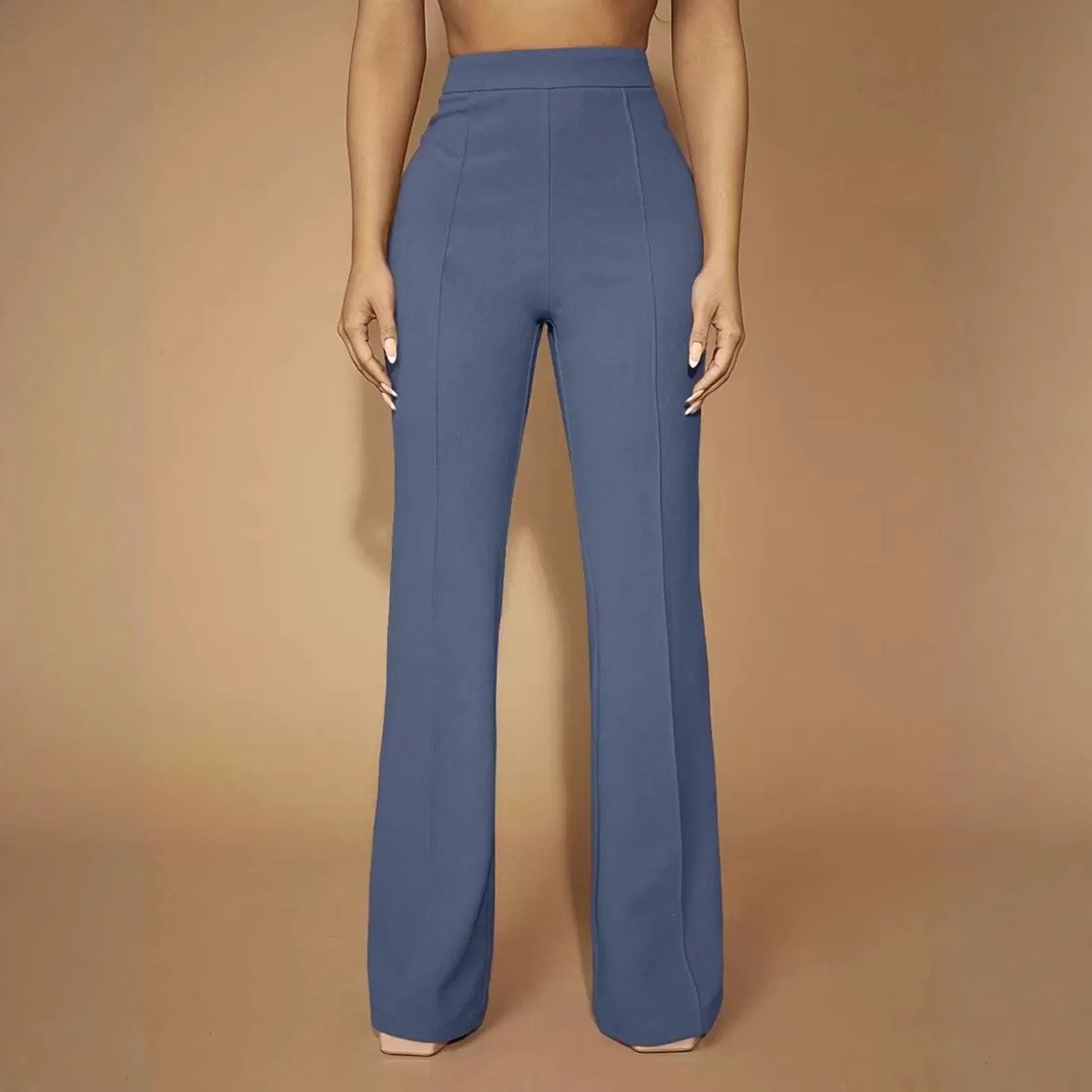 Summer Women's Pants High Wais - مراجعة Dress Pant Flat Front وسعره