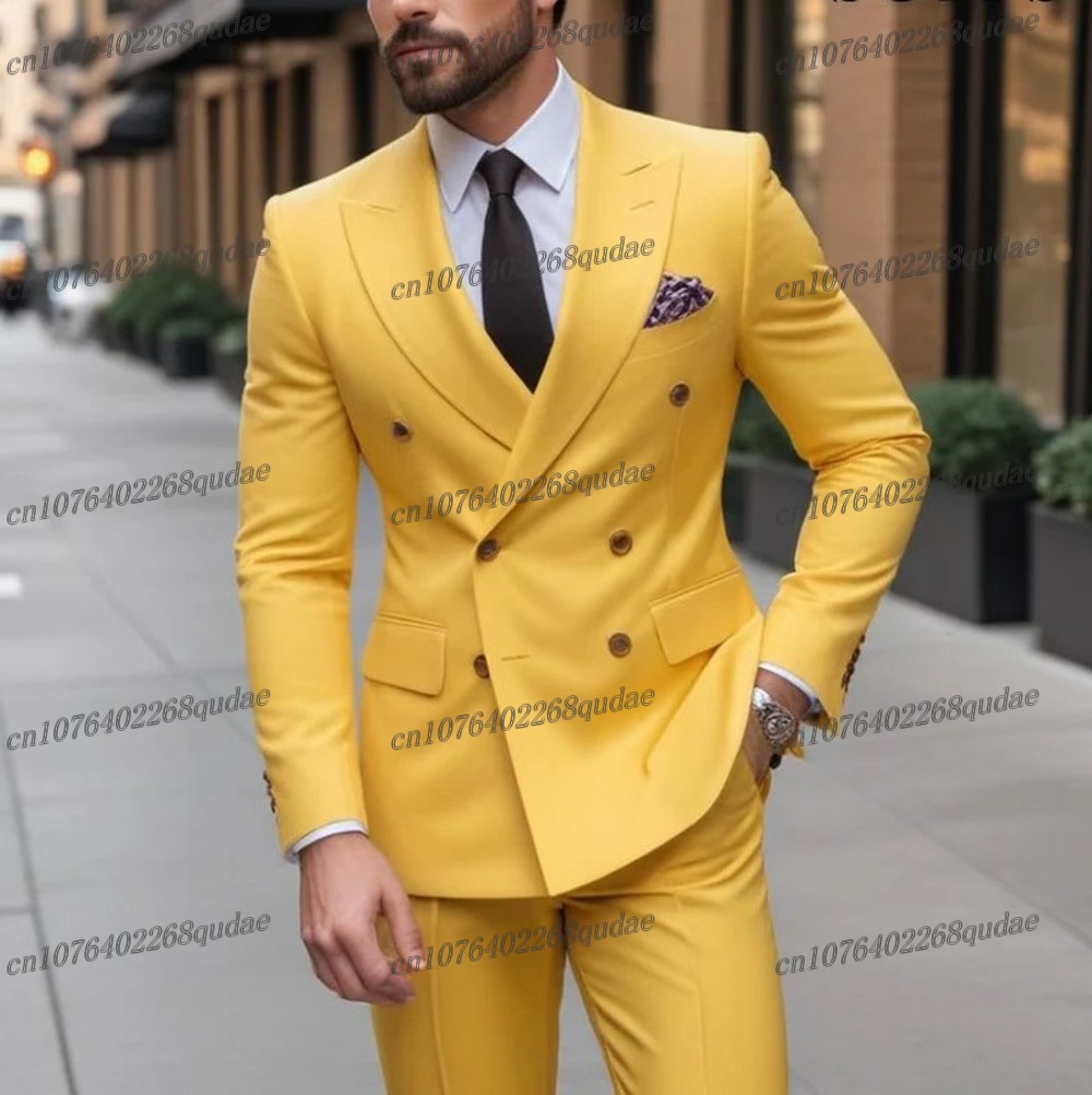 Yellow Formal Occasion Men Sui - مراجعة Formal Wear For Men Yellow وسعره