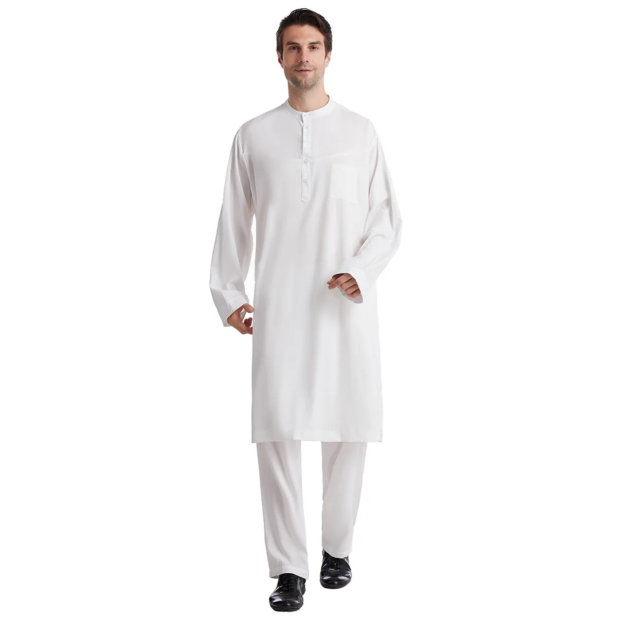 Muslim Men Jubba Thobe 2 Pice  - مراجعة Arabic Formal Wear Men وسعره