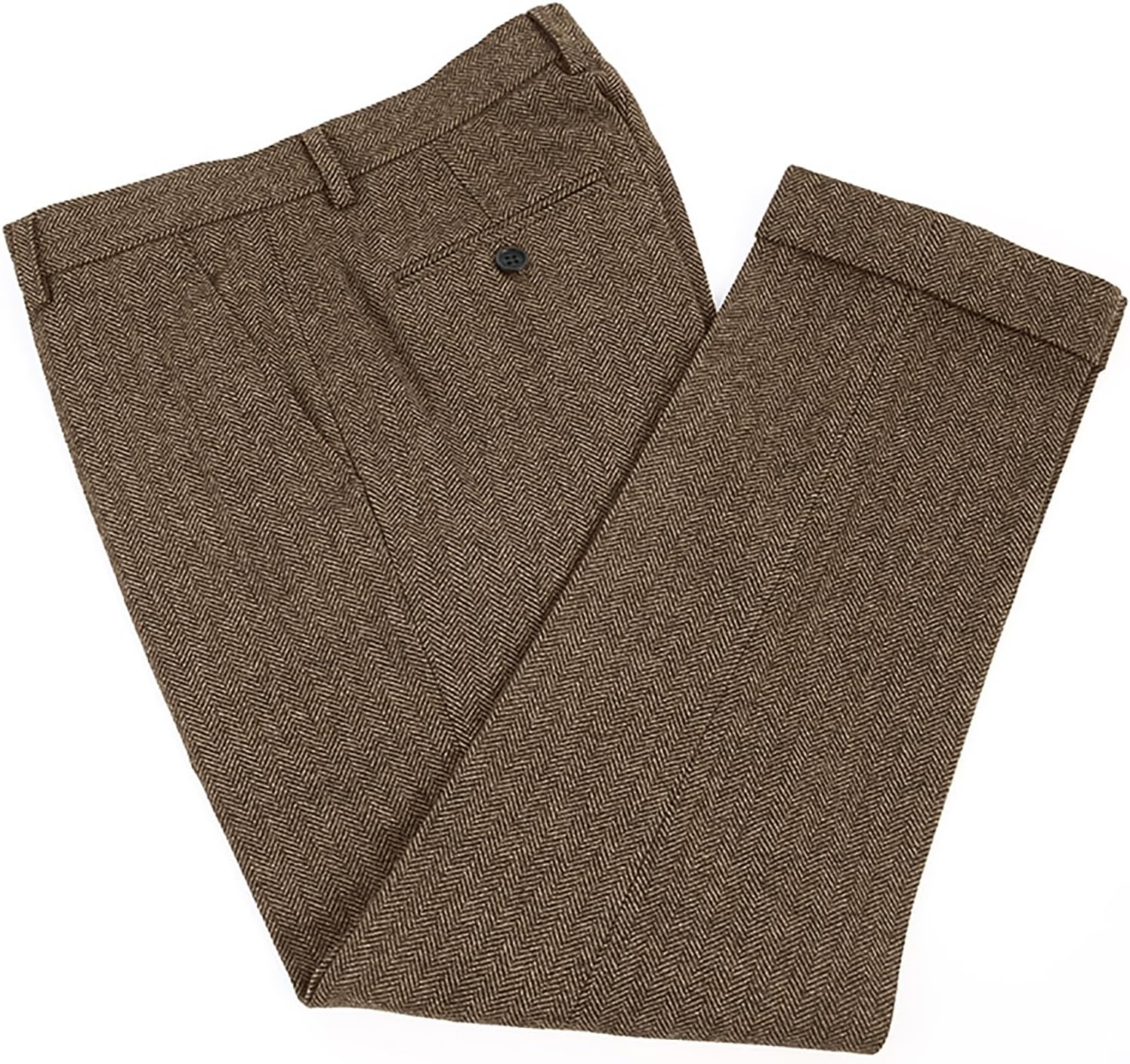 Herringbone Tweed Dress Pants  - مراجعة Dress Pant Flat Front وسعره