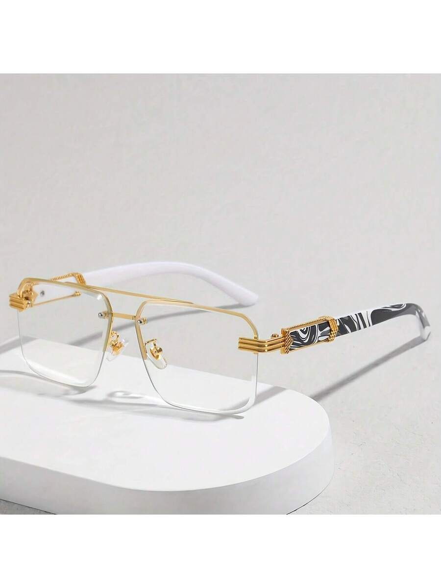 Mens Half-Frame Eyewear With T - مراجعة Men'S Formal Wear Accessories وسعره