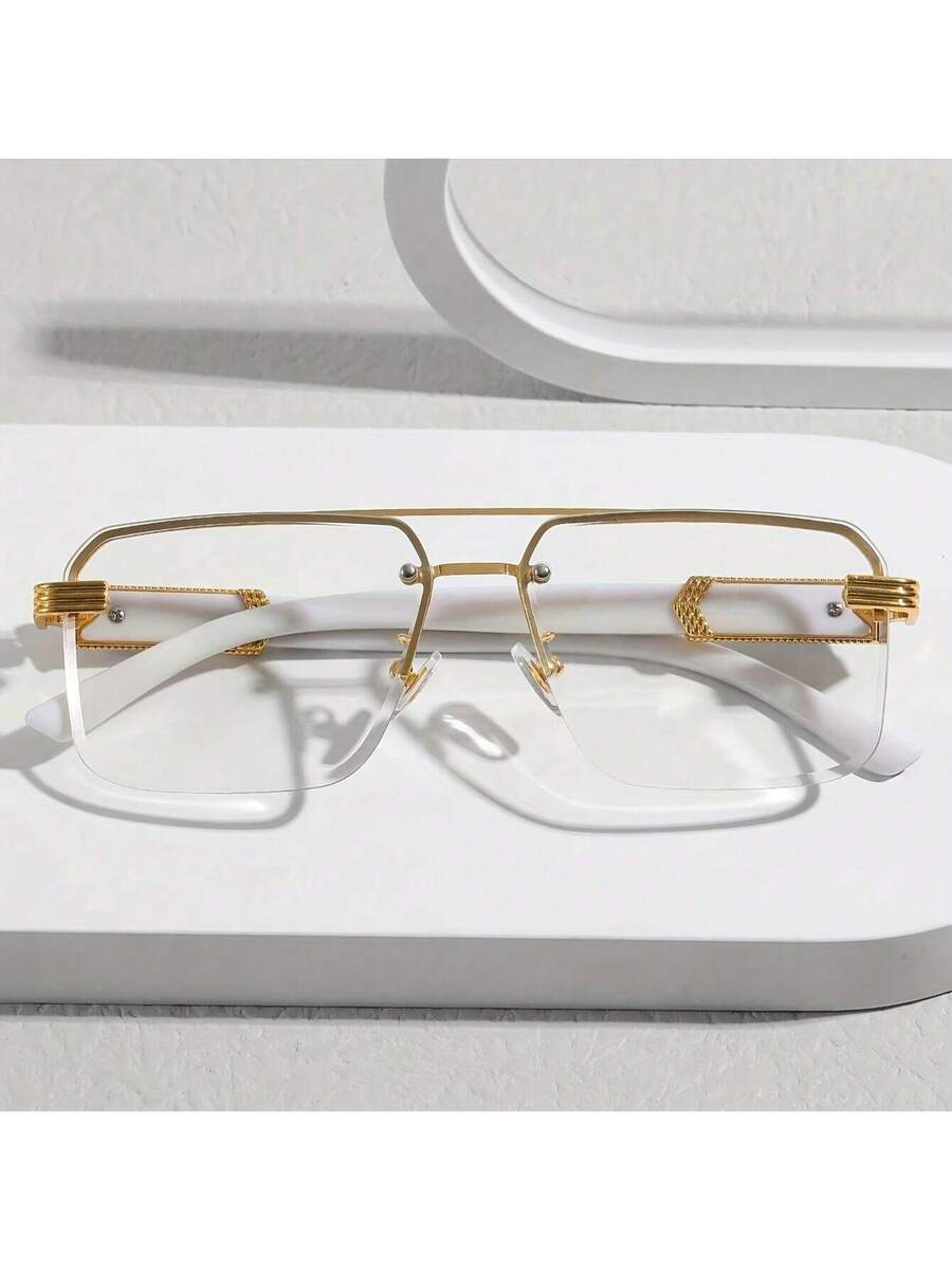 Mens Half-Frame Eyewear With T - مراجعة Men'S Formal Wear Accessories وسعره