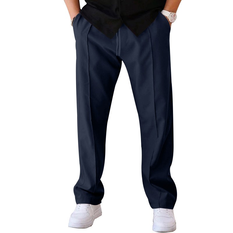 Men Casual LooseStraight Leg D - مراجعة Dress Pant Flat Front وسعره