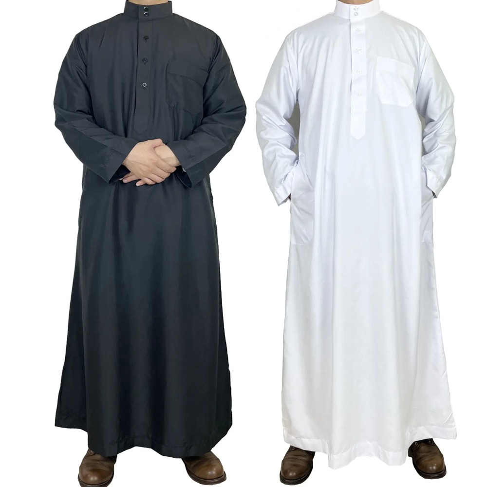 Mens Polyester Qatari Thobe St - مراجعة Arabic Formal Wear Men وسعره