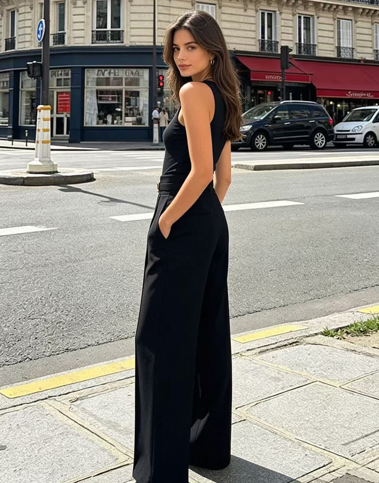 High Waist Wide Leg Suit Pants - مراجعة Dress Pant Flat Front وسعره