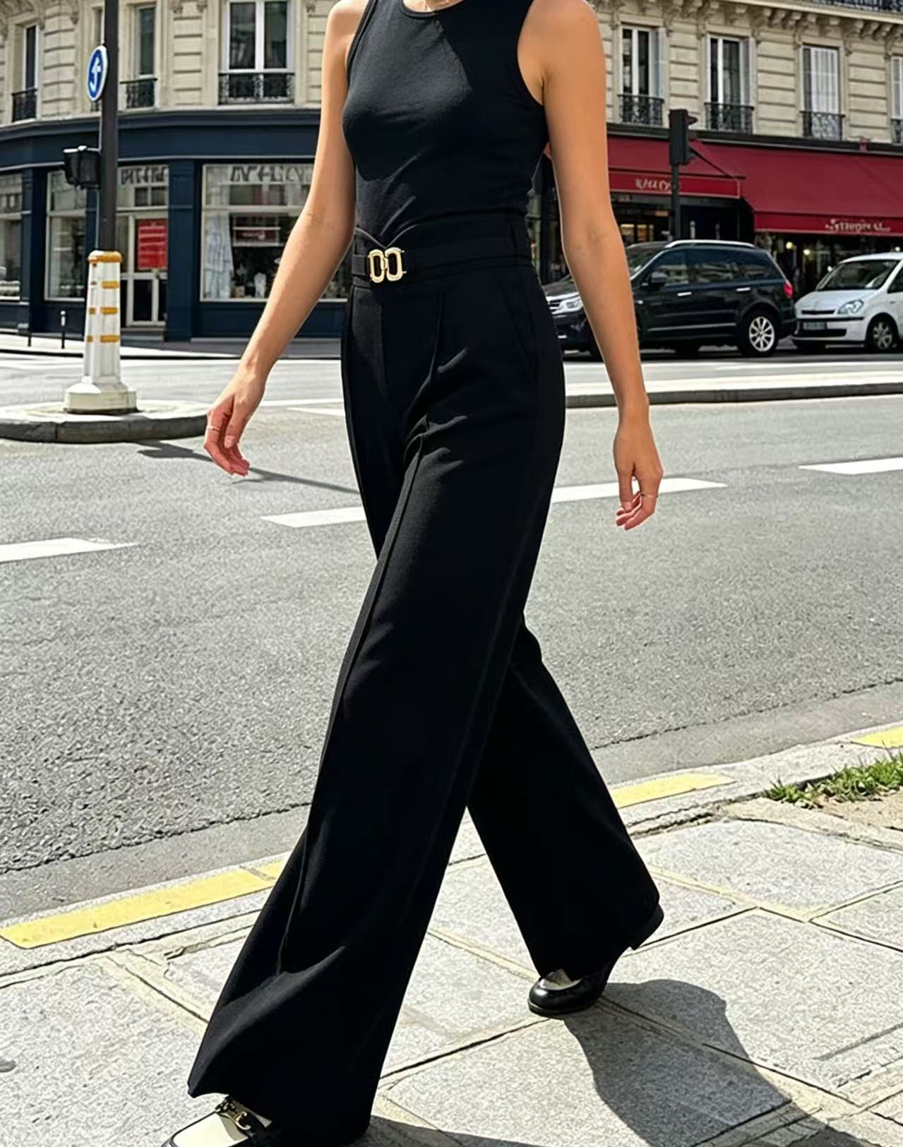 High Waist Wide Leg Suit Pants - مراجعة Dress Pant Flat Front وسعره