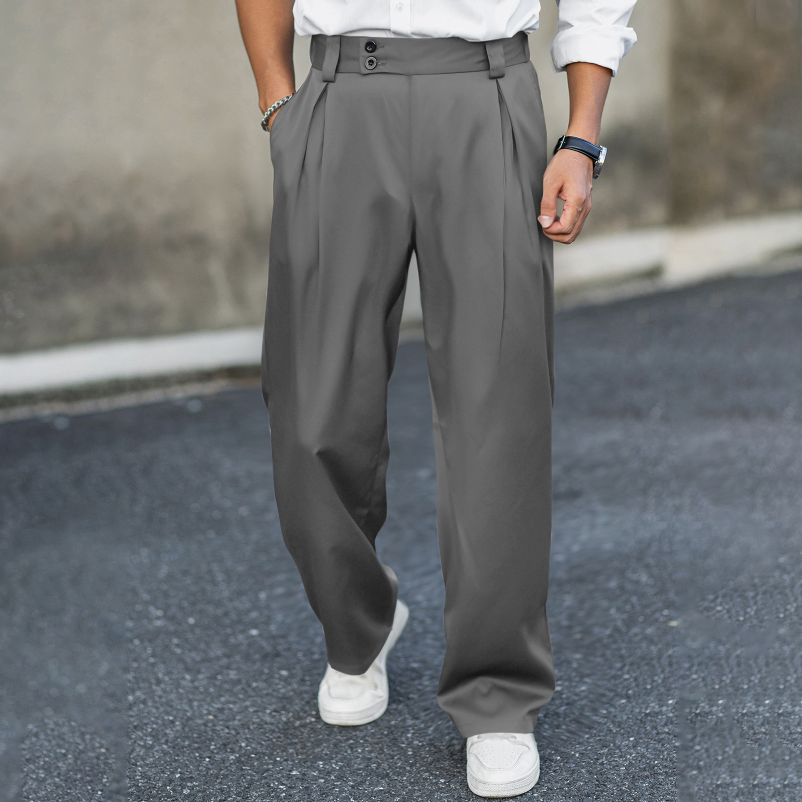 2026 Men’s Wide Leg Dress Pant - مراجعة Dress Pant Flat Front وسعره