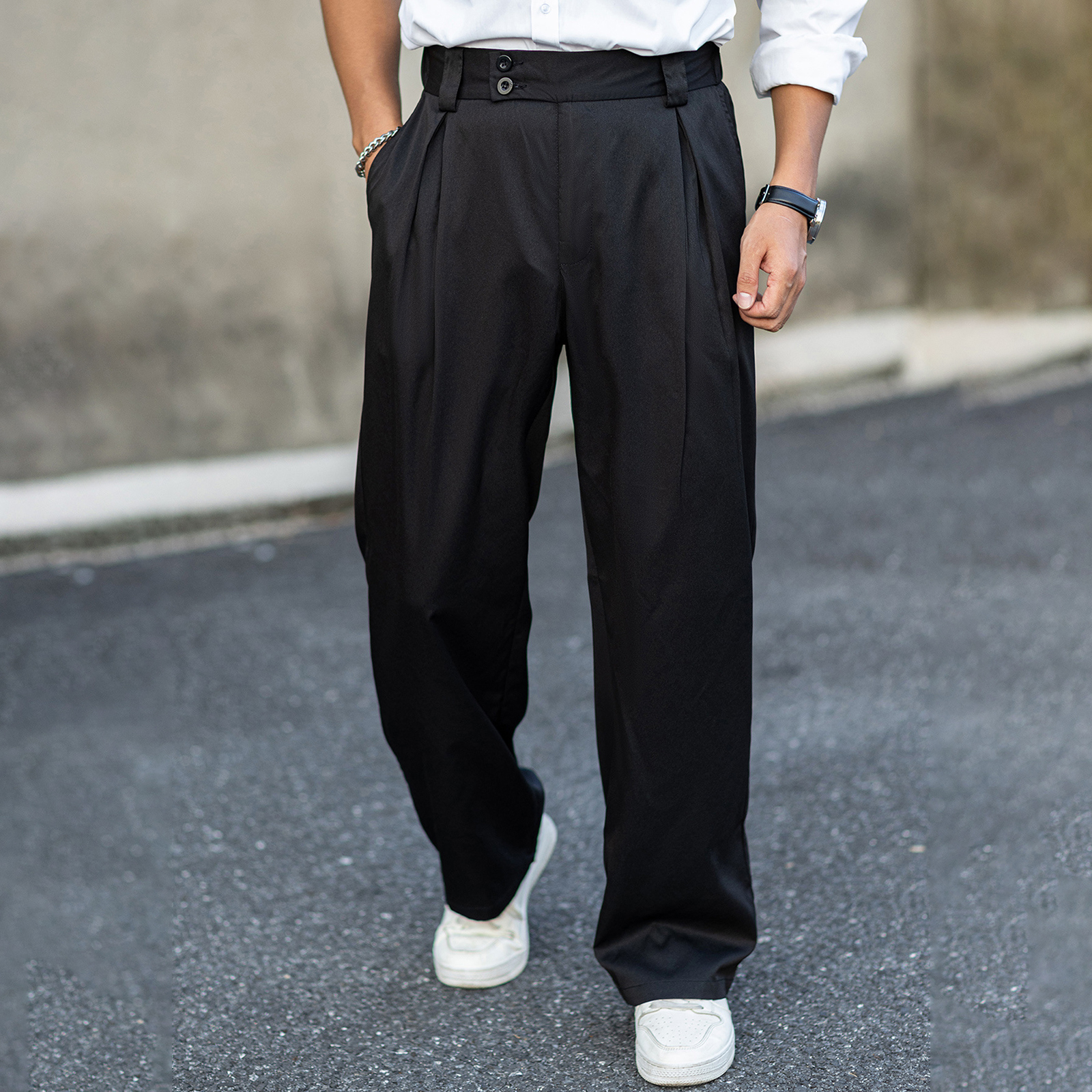 2026 Men’s Wide Leg Dress Pant - مراجعة Dress Pant Flat Front وسعره