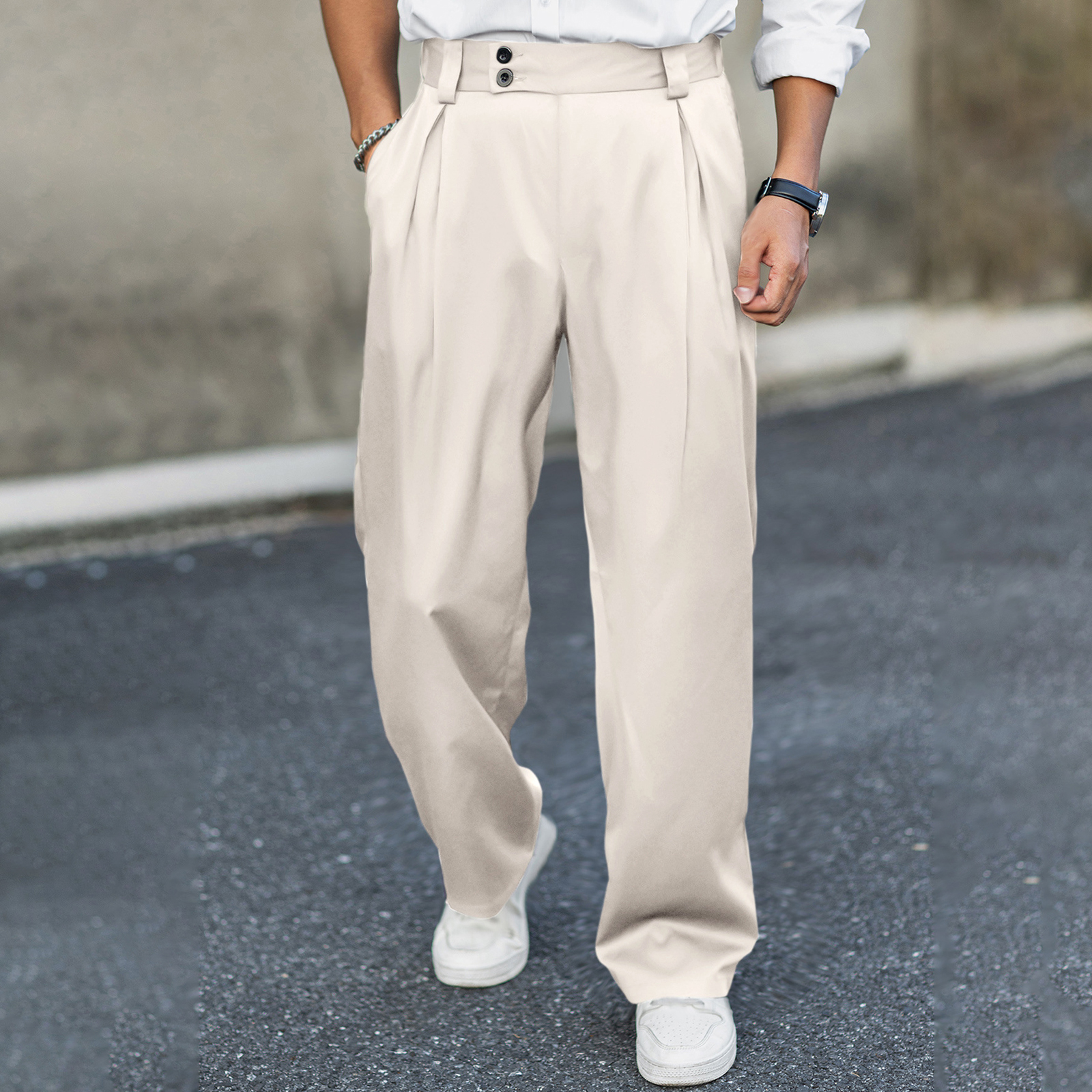 2026 Men’s Wide Leg Dress Pant - مراجعة Dress Pant Flat Front وسعره