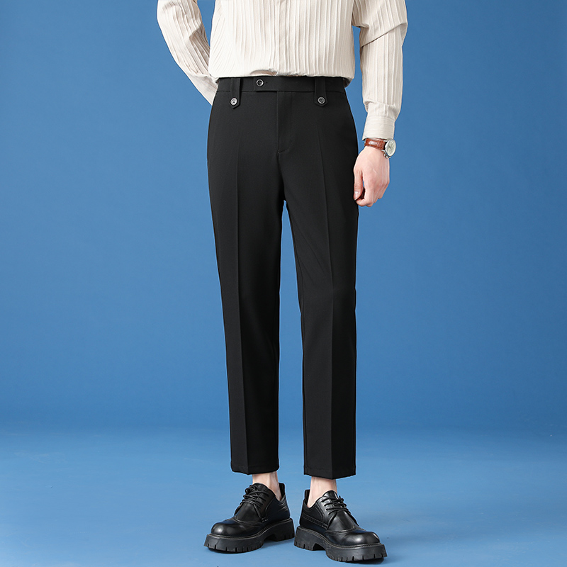 High Quality Spring Summer Bus - مراجعة Khaki Formal Wear Men وسعره