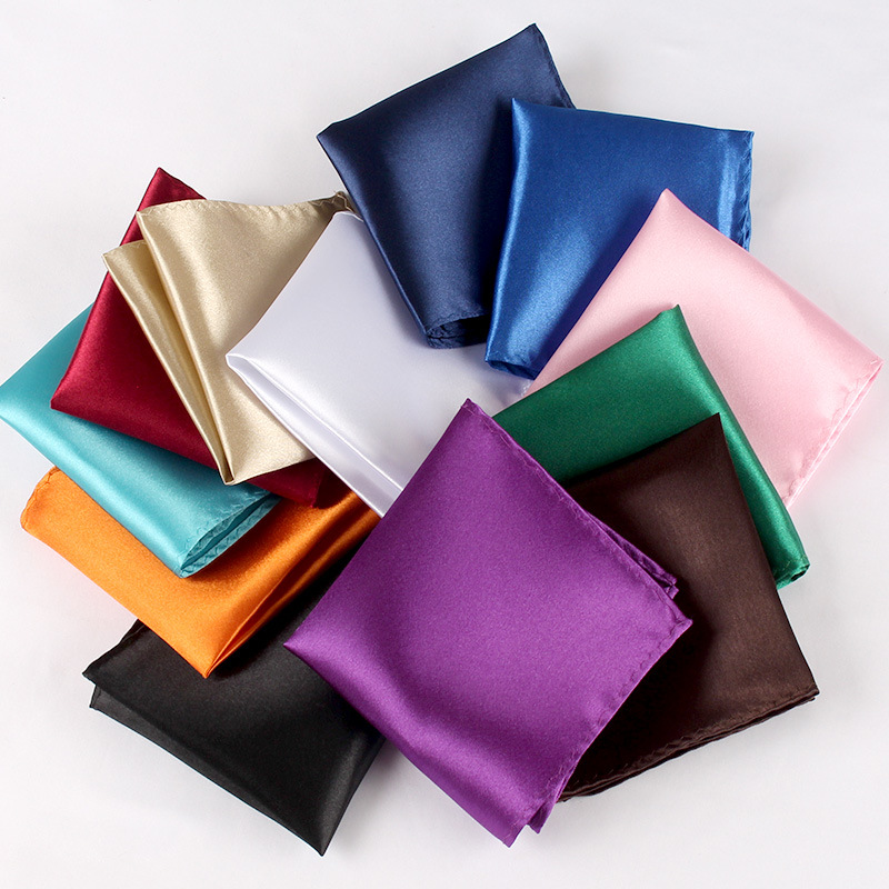 22CM Solid Color Pocket Squre  - مراجعة Men'S Formal Wear Accessories وسعره