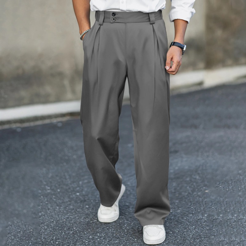Men’s Wide Leg Dress Pants Hig - مراجعة Dress Pant Flat Front وسعره