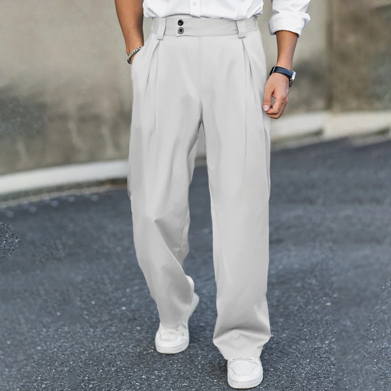 Men’s Wide Leg Dress Pants Hig - مراجعة Dress Pant Flat Front وسعره