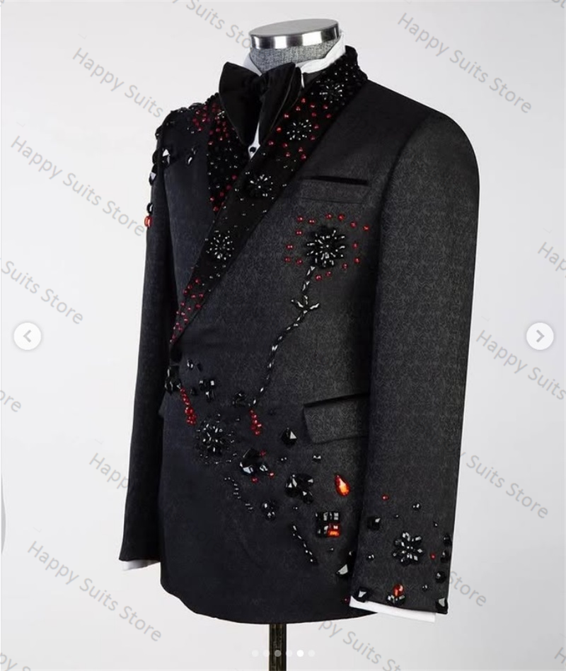 Jacquard Crystals Formal Men S - مراجعة Men Formal Wear With Coat وسعره