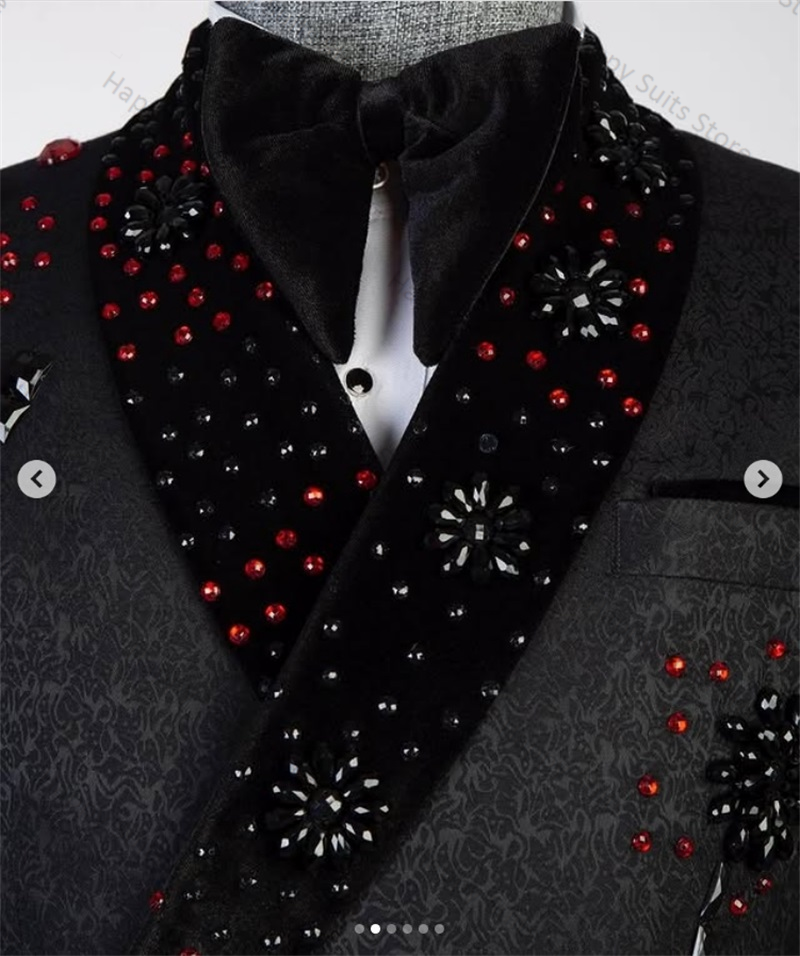 Jacquard Crystals Formal Men S - مراجعة Men Formal Wear With Coat وسعره