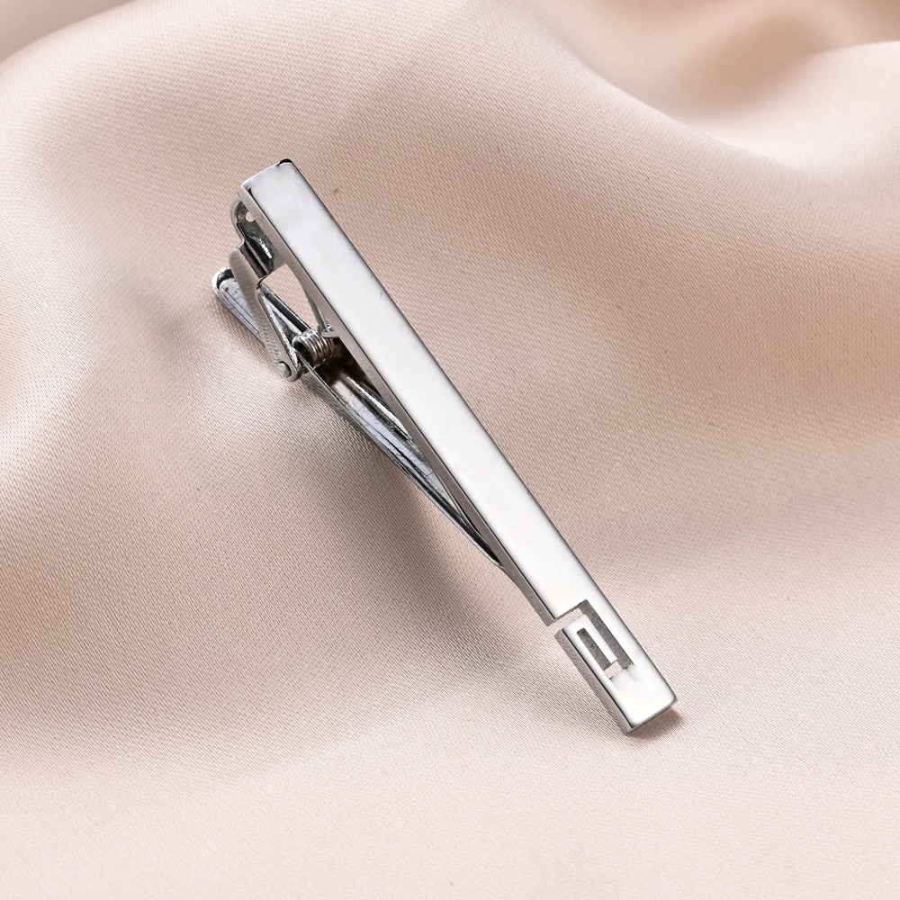 4PCS Men's Classic French Shir - مراجعة Cufflinks Silver Set وسعره