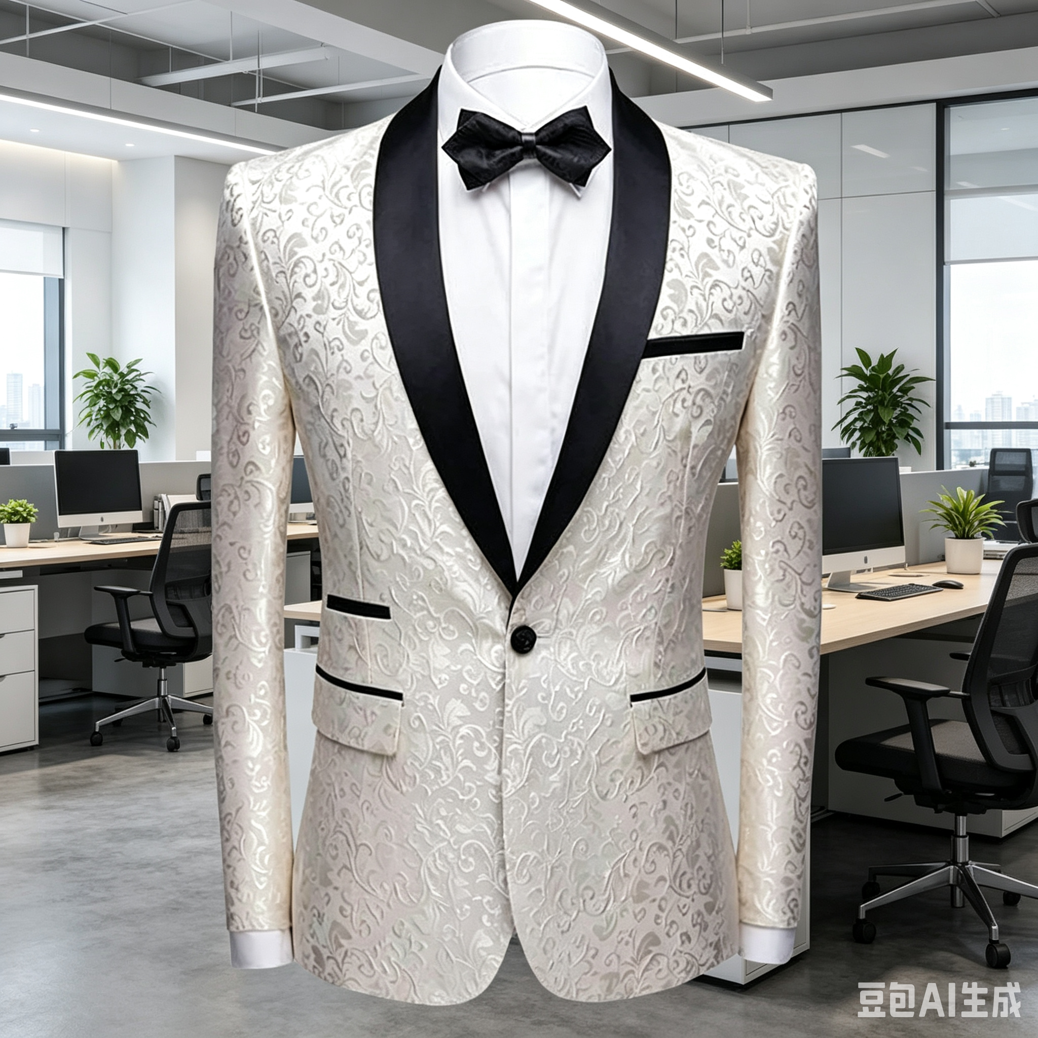 White Jacquard Wedding Men Sui - مراجعة Men Formal Wear With Coat وسعره