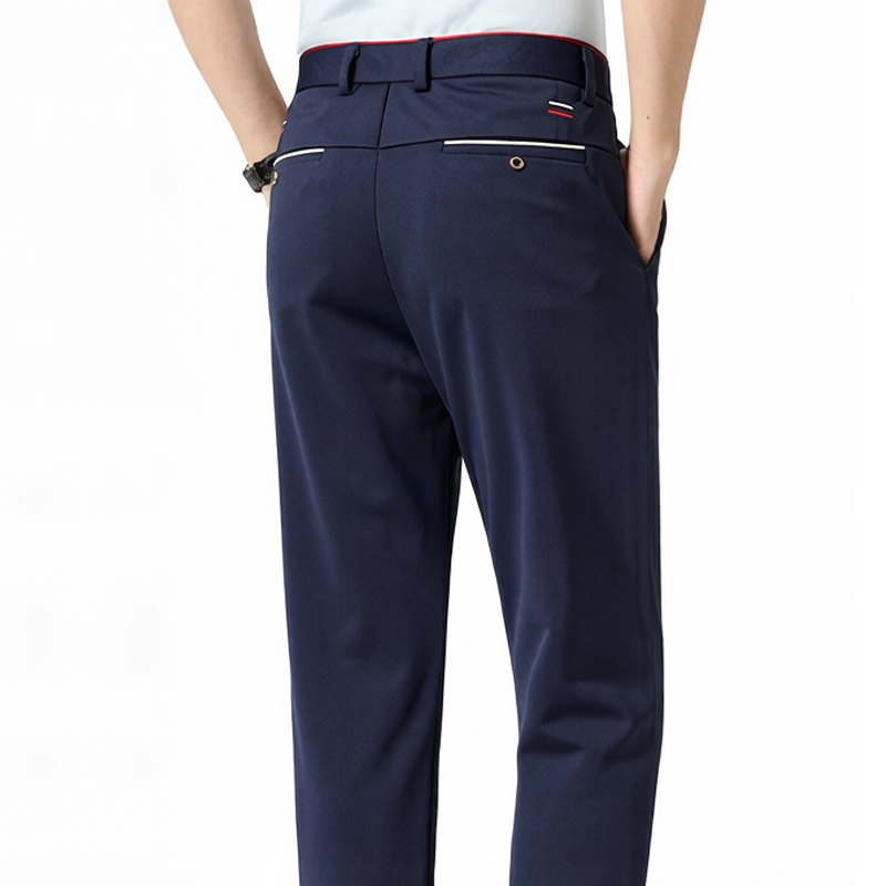 Men Trousers Summer Casual Gol - مراجعة Dress Pant Flat Front وسعره