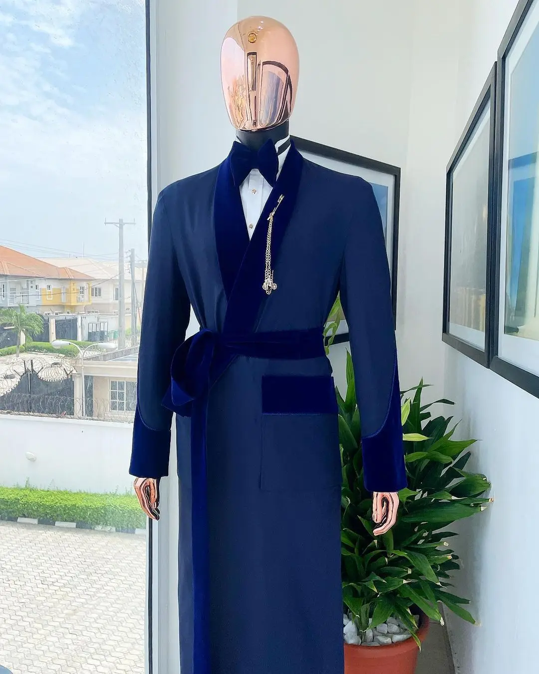 Tailor Made Royal Blue Men Sui - مراجعة Men Formal Wear With Coat وسعره